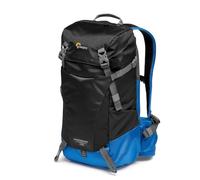 Lowepro PhotoSport BP 15L AW III, Sac à Dos Photo Randonee, Accès Latéral, Insert Amovible et Système de Sangles Accessoires, Bleu/Noir, pour Appareil Photo Hybride, Compatible avec Sony α6000