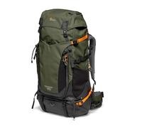 Lowepro PhotoSport PRO BP 70L AW IV Sac à dos en tissu recyclé pour appareil photo sans miroir, accès avant/arrière, insert amovible pour appareil photo et accessoires, taille S/M Gris foncé/vert