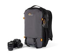 Lowepro Trekker Lite BP 150, Sac à Dos pour Appareil Photo avec Insert Amovible, avec Système de Bandoulière, Sac pour Appareil Photo Hybride, Compatible avec Sony Alpha 6000, Gris