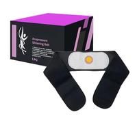 Lower Back Massager - Breathable Waist Belt, Lightweight Warm Back Support with Deep Massage Function, Body Relaxation Device, Home Workplace, Lumbar Comfort for Stress Relief and Muscle Relaxation