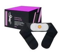 Lower Back Massager, Breathable Waist Support, Lightweight Massage Belt, Adjustable Fit Heated Comfort Wrap, Deep Relaxation Aid for Home, Travel, Camping, Workplace, Stress and Daily Use