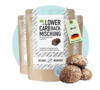 LOWER-CARB PAIN MIX - 100% Bio | paleo | sans gluten | pain protéiné | haute fibre | sans sucre ajouté | sans grain (3 paquet, Low-Carb)