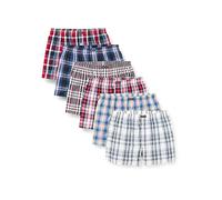 Lower East Caleçon américain, Hommes, À carreaux (lot de 6), XL