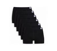 Lower East Caleçon rétro, Hommes, Noir (noir, sans rayures, lot de 6), L
