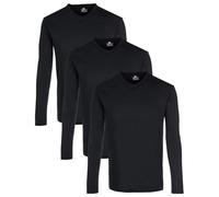 Lower East Le H Langarmshirt, V-Ausschnitt, 3er Set