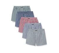 Lower East Le150 Boxershorts Homme, 10er Set, American, Karriert Classique (Pack 10er), XL