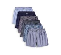 Lower East Le150 Boxershorts Homme, 6er Set, American, Noble Reserve, L
