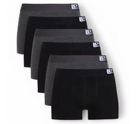 Lower East LE159 1 Paire, Noir, Anthracite, S (Lot de 6) Hommes