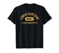 Lower East Side New York City 10002 Athletic avec détails T-Shirt