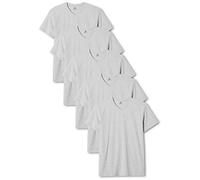 Lower East T-shirt avec col en V, Hommes, Gris (lot de 5), XL