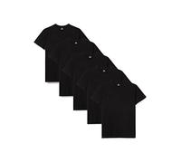 Lower East LE105 T-Shirt, Noir, M (Lot de 5) Homme