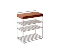 Lower East Tabouret Blanc/Cognac