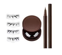 Lower Lash Stamp And Eyeliner, Waterproof Quick Drying Eye Makeup Kit | 4 Lash Stamp Heads, Fine Tip Eyeliner, Quick Drying Ink, Waterproof Formula, Natural Lower Lash Definition
