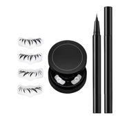 Lower Lash Stamp And Eyeliner, Waterproof Quick Drying Eye Makeup Kit | 4 Lash Stamp Heads, Fine Tip Eyeliner, Quick Drying Ink, Waterproof Formula, Natural Lower Lash Definition