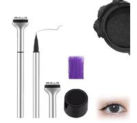 Lower Lash Stamp, Immediate Molding - Eyelash Stamp, Bottom Eyelash Stamp, 2-in-1 Waterproof Eyeliners & Lower Eyelash Stamp Artifact Set, Lower Lash Stamp with Ink (Black)