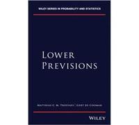 Lower Previsions by Gert de Ghent University Cooman Hardcover Book Gert De Cooman, Matthias Troffaes (Auteur)