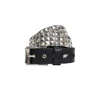 Lowlife of London Triple S - Ceinture - Homme, Black Silver, Large