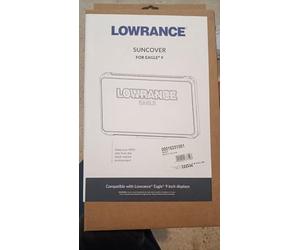 Lowrance Eagle 000-16251-001 Pare-Soleil pour écran 9" Blanc avec Lettres Bleues