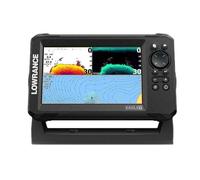Lowrance Combiné GPS sondeur Eagle 7" – Sonde 50/200 HDI, Écran IPS, FishReveal – Noir