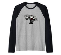 Lowrider Tilt Felix Chat Cartoon Mashup Old-Skool Car Club Manche Raglan
