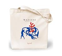 Loxato Tote Bag Femme - Sac Cabas Femme Original - Tote Bag Coton 100% Grand 35 x 42 x 8 cm - Sac Fourre Tout en Toile