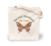 Loxato Tote Bag Femme - Sac Cabas Femme Original - Tote Bag Coton 100% Grand 35 x 42 x 8 cm - Sac Fourre Tout en Toile