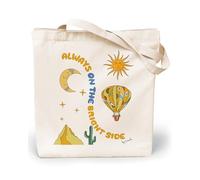 Loxato Tote Bag Femme - Sac Cabas Femme Original - Tote Bag Coton 100% Grand 35 x 42 x 8 cm - Sac Fourre Tout en Toile