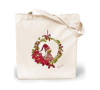 Loxato Tote Bag Femme - Sac Cabas Femme Original - Tote Bag Coton 100% Grand 35 x 42 x 8 cm - Sac Fourre Tout en Toile