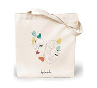 Loxato Tote Bag Femme - Sac Cabas Original en Toile Coton - Fourre-Tout