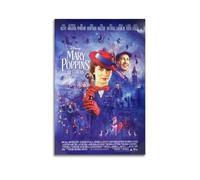 LOXBFMPKI Disney Mary Poppins Returns Poster décoratif sur toile pour chambre à coucher familiale 30 x 45 cm