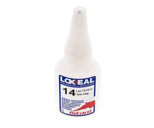 Loxeal Adhésif Instantané 20ml Transparent 8-15s Temps de Durcissement Surfaces Métal, Plastique et Néoprène/Nbr