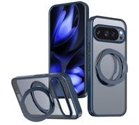 LOXO CASE Coque à Anneau Magnétique Rotatif pour Google Pixel 10, Bleu | Anneau Magnétique Rotatif et Pliable, Dos Mat, Bords d’Écran et de Caméra Surélevés, Cadre et Panneau Arrière Séparés