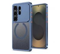 LOXO CASE Coque à Cadre Métallique pour Samsung Galaxy S26 Ultra, Bleu