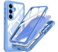 LOXO CASE Coque Intégrale pour Samsung Galaxy S26 avec Écran Intégré, Bleu