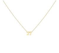 LOXUAKAM Collier pour femme avec pendentif en forme de chiffre doré délicat et mignon - Bijoux personnalisés - Cadeau de football, basket-ball, baseball, Acier inoxydable, Pas de gemme
