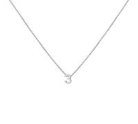 LOXUAKAM Collier ras du cou en forme de chiffre plaqué or 18 carats avec breloque délicate pour mois de naissance, bijou personnalisé cadeau d'anniversaire pour sa fille en acier inoxydable, Silver 3