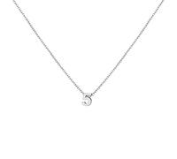 LOXUAKAM Collier ras du cou en forme de chiffre plaqué or 18 carats avec breloque délicate pour mois de naissance, bijou personnalisé cadeau d'anniversaire pour sa fille en acier inoxydable, Silver 5