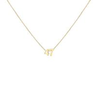 LOXUAKAM Collier ras du cou en plaqué or 18 carats pour femme avec breloque délicate pour mois de naissance - Collier ras du cou personnalisé - Cadeau d'anniversaire pour elle, Acier inoxydable