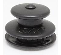 Loxx Lot de 10 grandes têtes - Laiton noir chromé Tenax Carbio Bâche