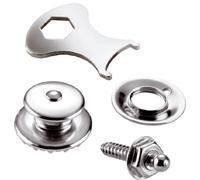 Loxx Security Lock Fixation pour sangle de guitare Chromé