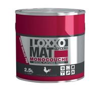 LOXXO - Loxxo Peinture Glycéro - Spécial Plafonds tachés - Monocouche - Blanc Mat - Conditionnement 2,5L, Couleur BLANC