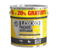 LOXXO Peinture Façade Acrylique 12L Blanc 12 L
