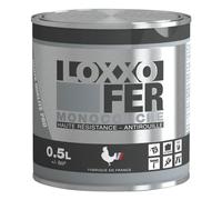 LOXXO Peinture Fer Antirouille Gris argent 0,5 L
