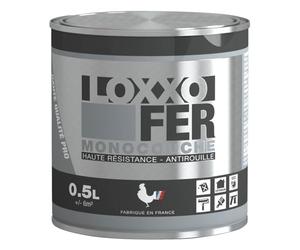 LOXXO Peinture Fer Antirouille Gris argent 0,5 L