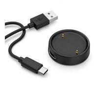 Loxzevox Chargeur Montre Connectée Magnétique pour Amazfit Active 2, pour Amazfit Bip 6 et pour Amazfit Active, Câble USB-C 1m Station Charge Rapide Portable Compact pour Recharge Sécurisée et Stable