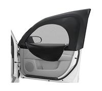 LoyaForba Lot de 2 pare-soleils pour fenêtre de voiture, fermeture éclair latérale respirante, rideau avant et arrière, protection de l'intimité universelle pour véhicule de camping (avant/85 x 52 cm)