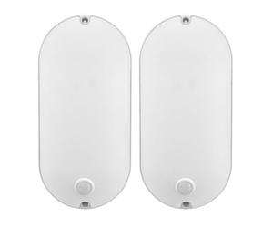 loyal Aussenlampe mit bewegungsmelder,28W Außenleuchte Wandleuchte,6000K Kaltes Weiß LED Wandlampe,IP65 Wasserdichte Außenlampe für Garten Terrasse Bad Draußen(2 Stück)