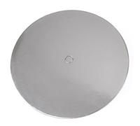 LOYAL Cake Board Rond Perforé Argent 25cm Lot de 10 Support en carton rond pour gâteaux, plateaux à gâteaux pour gâteaux à étages, anniversaires et mariages - 25 cm