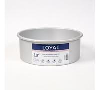LOYAL Elite Extra Deep Round Cake Pan Moule à gâteau, Ø 25 cm | Moule rond extra haut, Pour gâteaux à étages, Pièces montées et layer cakes, Répartition uniforme de la chaleur