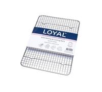 LOYAL Elite Grille de Refroidissement Rectangulaire 34x43cm, Surface de Refroidissement, Plaque à Pâtisserie en Acier Inoxydable - 34x43cm